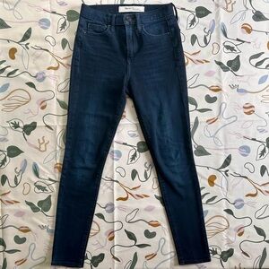 Gap 1969 True Skinny Super High Rise Jeans- True Dark Blue Wash 24P